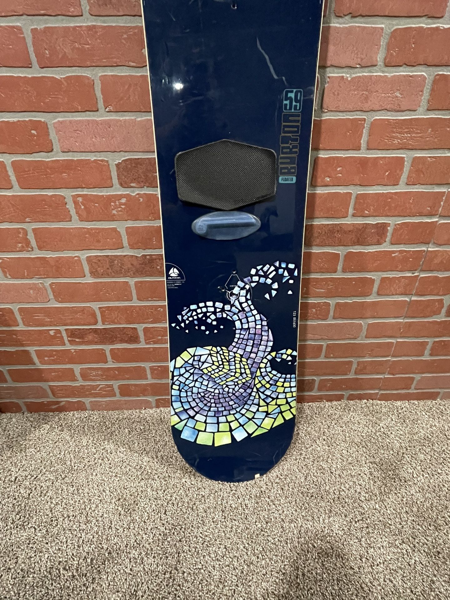 Wide Burton Snowboard