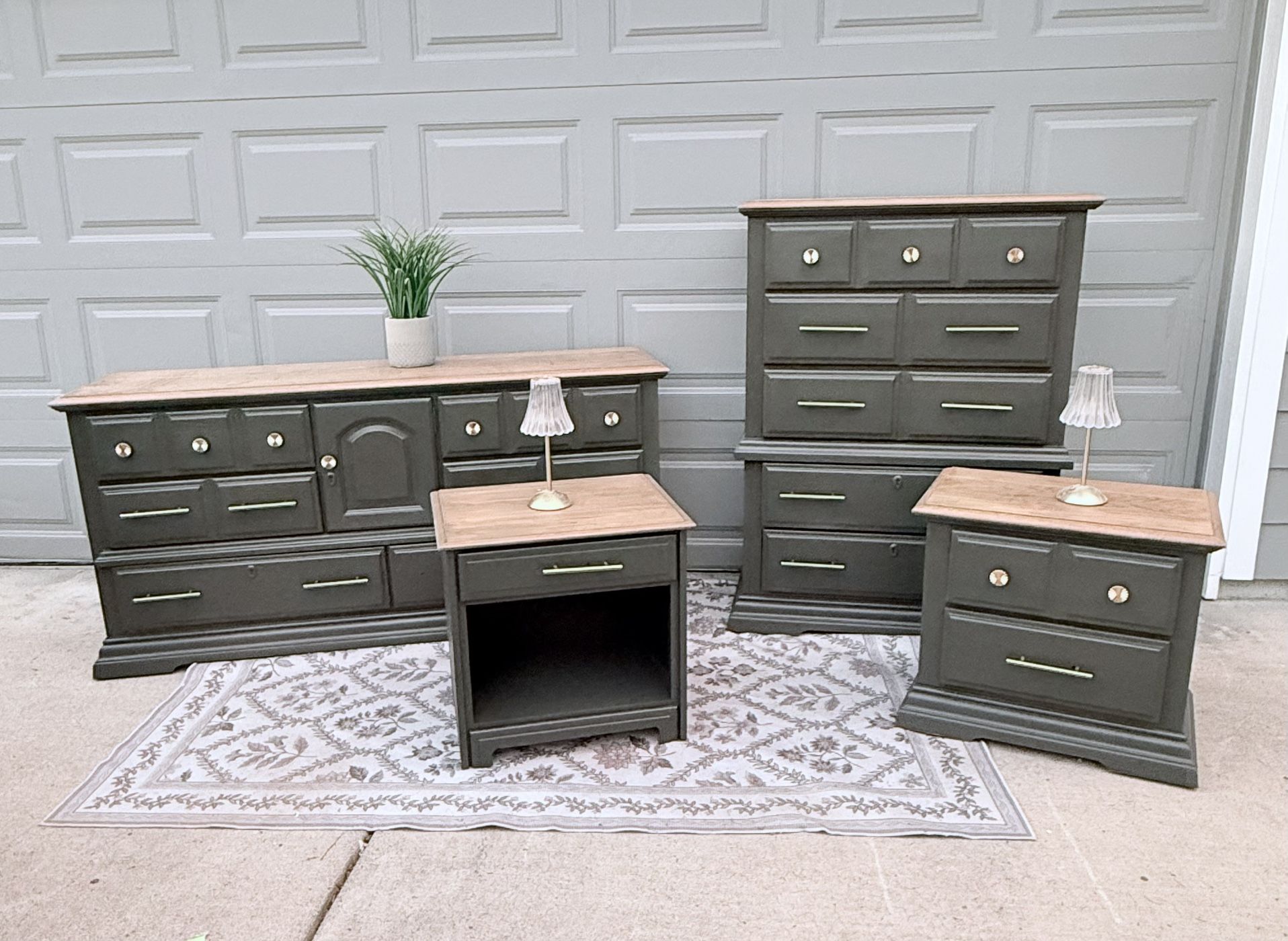 Bedroom Set - Solid Wood Four Piece