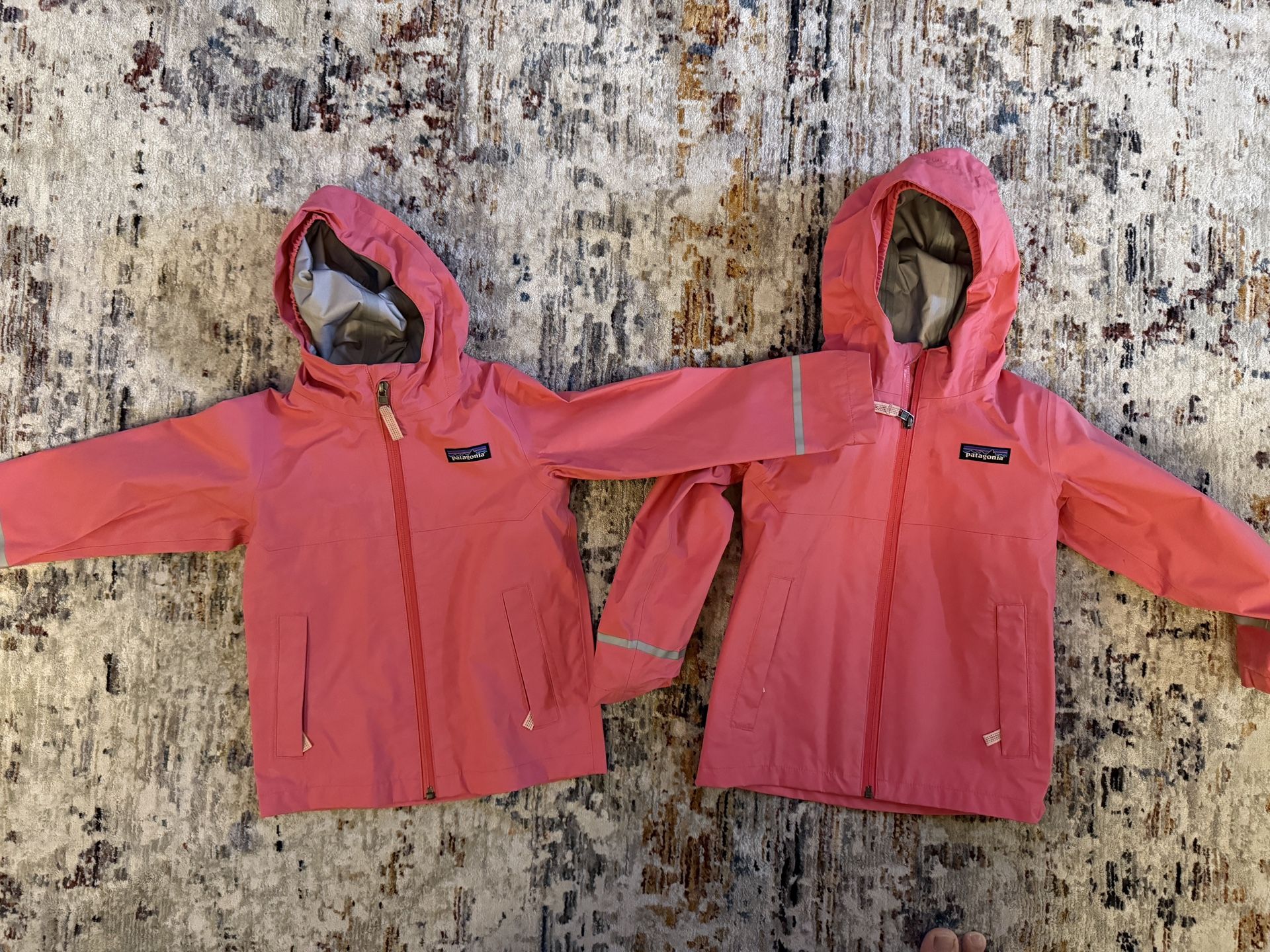 Two Patagonia Torrentshell 3L Rain Jacket - 3T 4T