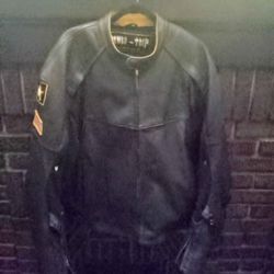 BMW Leather Motorcycle Jacket Extra Large