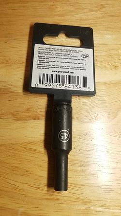 Gear wrench 1/4" drive deep impact socket 4.5mm cr-mo