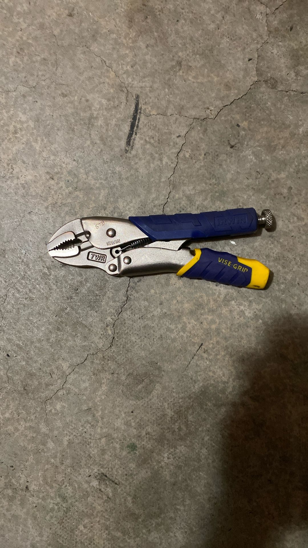 IRWIN VISE-GRIP 7WR Curved Jaw Locking Pliers with Wire Cutter