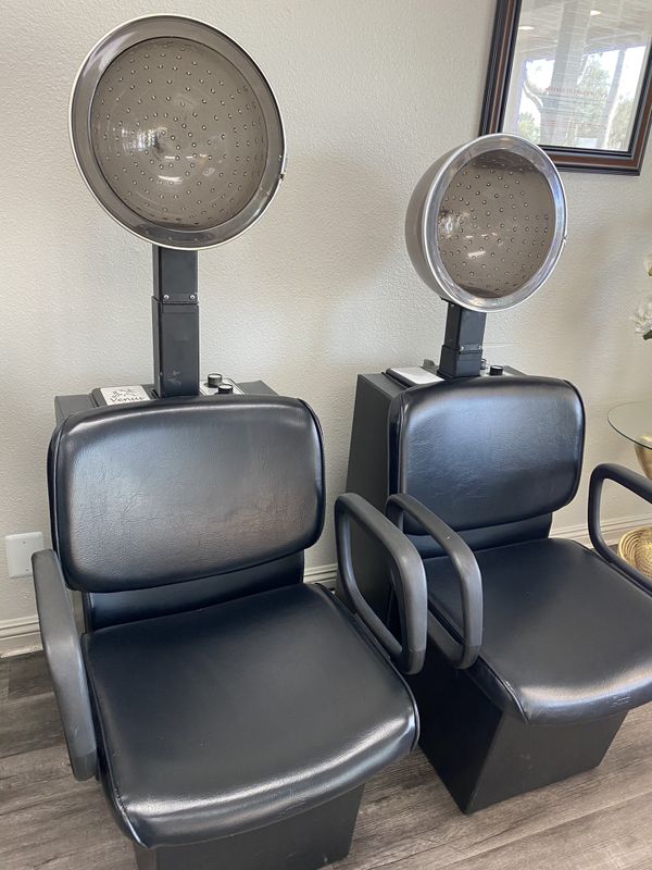 Hair Dryer & Platform Base Dryer Chair Combo Salon Barber Cosmetology