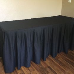 Black 6ft tablecloth for sale