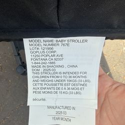 Convertible stroller