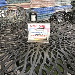 ((( BISCAYNE 5 PIECE BAR PATIO SET )))