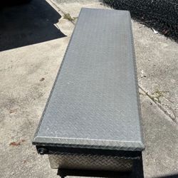 71.36 in. Diamond Plate Aluminum Full Size Crossbed Truck Tool Box