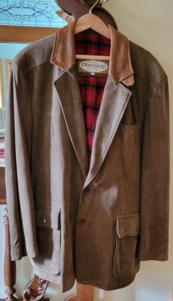 Mens Suede And Leather Jacket
