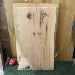 Red Oak Butchers Block Cutting Board Table