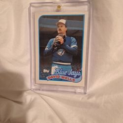 1989 Topps David Wells #567 Baseball Card