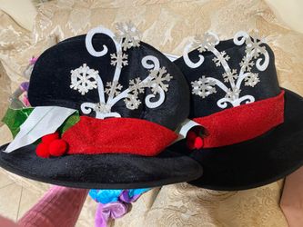 Giant Christmas decorations hats