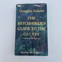 Hitchhiker's Guide to the Galaxy Complete Set Cassettes Read by Douglas Adams