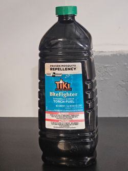 Premium Full Bottle of TIKI Brand Citronella Torch Fuel