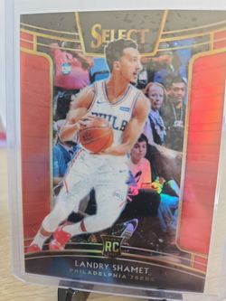 76ers  Landry  Shamet Rookie  Refractor  Card