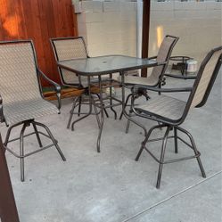 Patio Table With 4 Chairs 