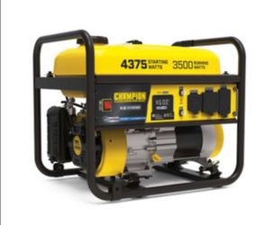 Generator champion power 4375 1 week of run time