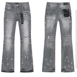 Purple Flared Size 32 Worn 1x