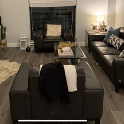 Couch and two chairs