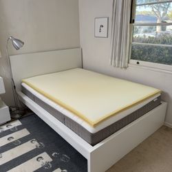 IKEA Full Bed Frame + Mattress