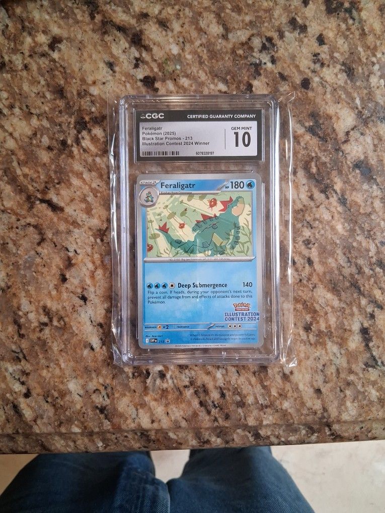 Pokemon Gem Mint 10 Feraligatr