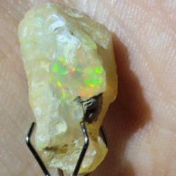 6.50ctw Ethiopian Fire Opal Rough Untreated Gemstone 