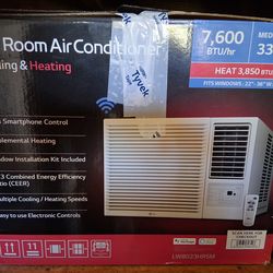 3 unitsAc/ heater 7600btu medium room