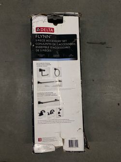 DELTA 3-PIECE ACCESSORY SET BATHROOM