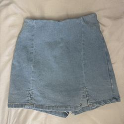 SHEIN Skort - light blue denim color