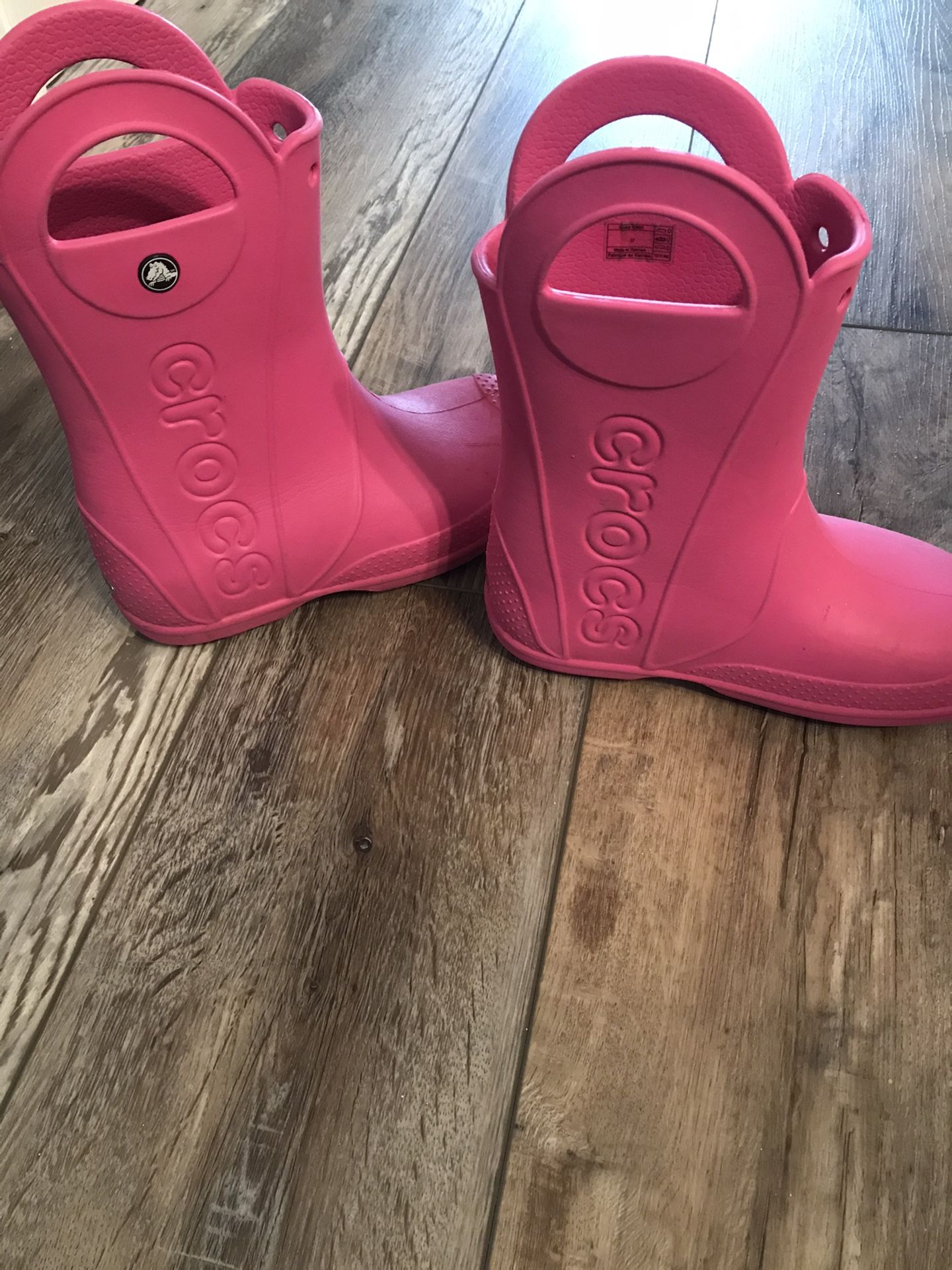 CROCS RAIN BOOTS-GIRLS