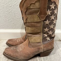 Durango American Flag Cowgirl Leather Boots