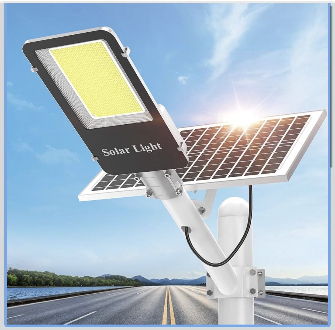Solar Street Lights Outdoor - 300W Solar Lights