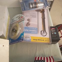 Plumbing Fixtures, Tools, Water Lines PEX, And Small Hand Tool Packs Cremps