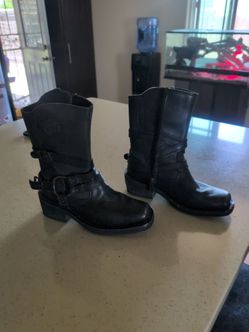 Women's Harley Davidson Motorcycle Boots Size 7