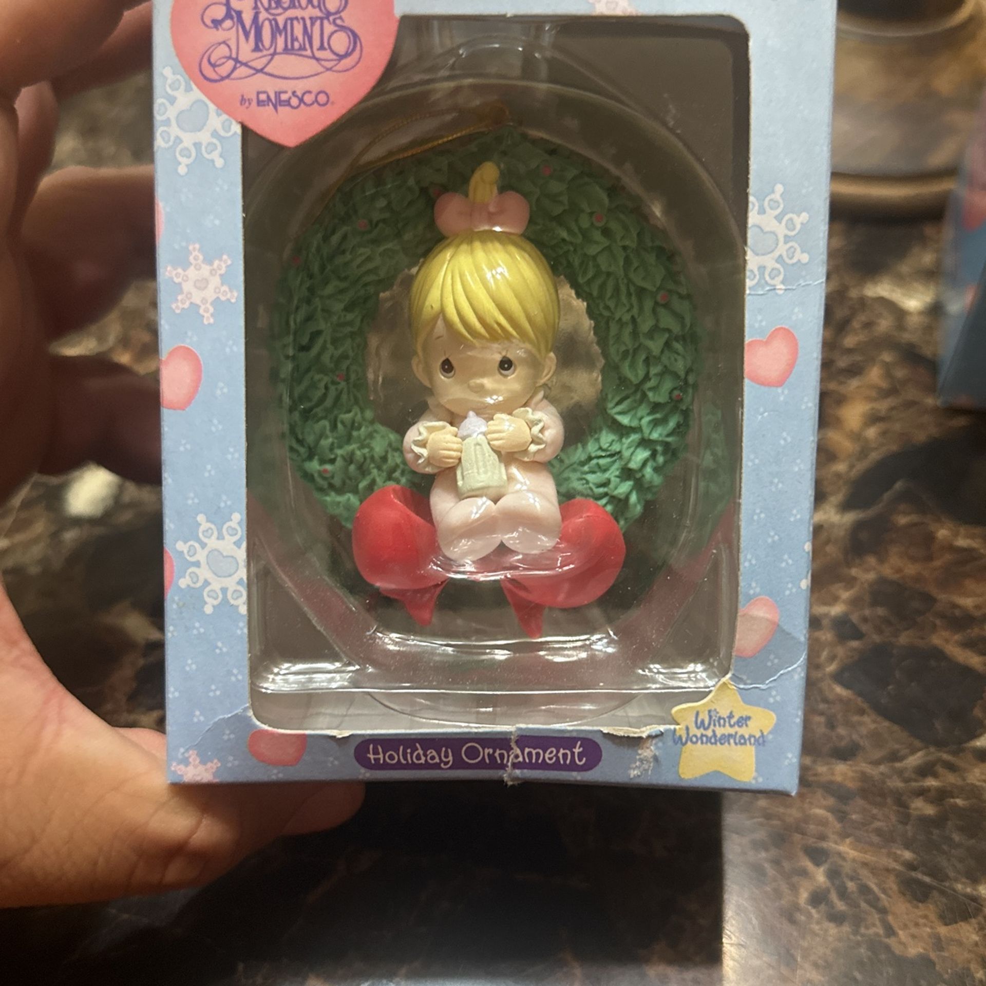 Precious Moments Christmas ornament