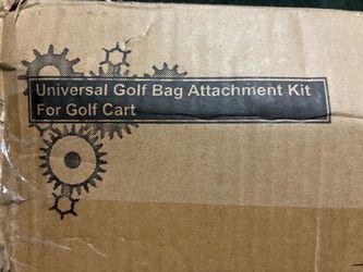 Universal Golf Bag Cart Attachment Kit for 2 Bags Brand New in box $50
