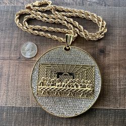 🔥LAST SUPPER JUMBO PENDANT & NECKLACE
