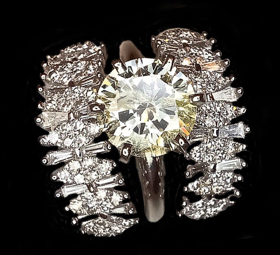 3 carat platinum solitaire diamond engagement ring set gold