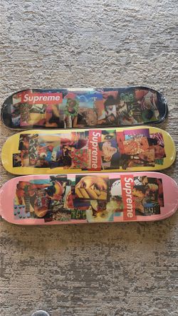 Supreme skateboard deck set