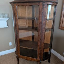 Antique Curio Cabinet 