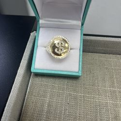 10k Gold Dollar Ring 
