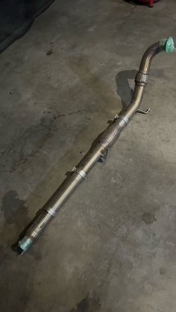 Cts turbo 3” down pipe with high flow resonator
