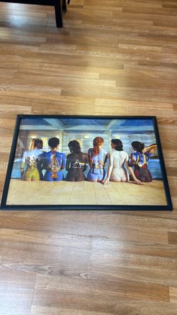 Pink Floyd Back Catalogue Album Cover Painted Girls Wall Art Poster Print