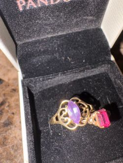 10k gold ring amethyst