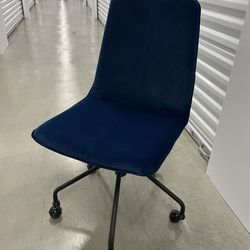 Blue Velvet Desk Chairs