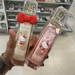Hello Kitty Body Shimmer Glass Bottle