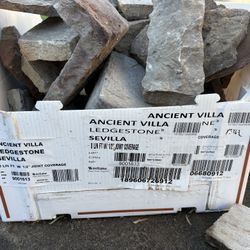 Ledge And Face Stone For Walls And Columns 