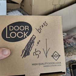 Brass Door Lock