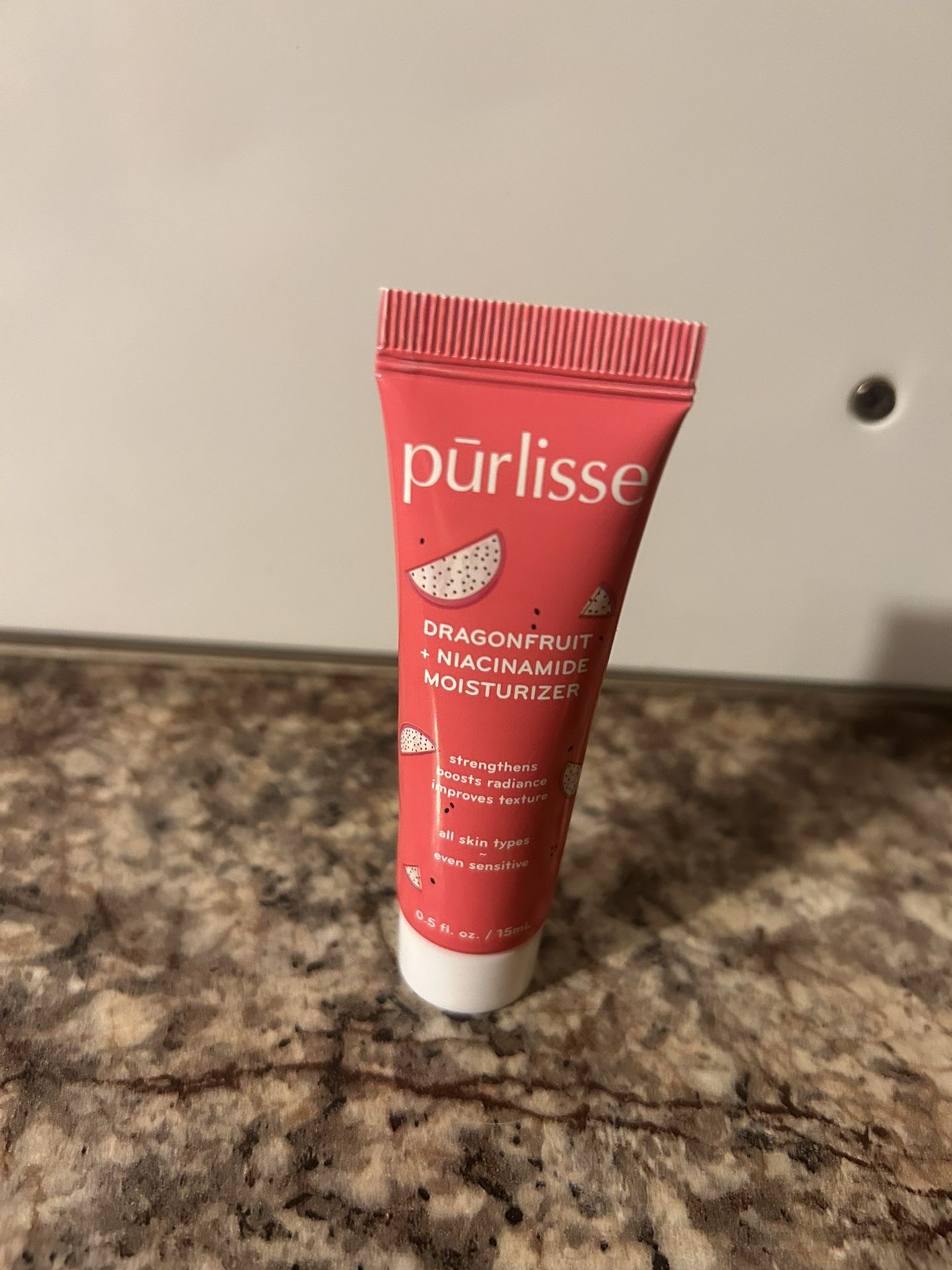 PURLISSE BEAUTY Dragonfruit + Niacinamide Moisturizer 0.5 fl.oz. (15 ml) NEW