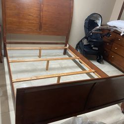 Bed Frame With Headboard 