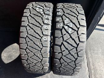 295-65-20 LT Nitto Ridge Grappler Used Tire Pair $180 Free Mounting and Balancing